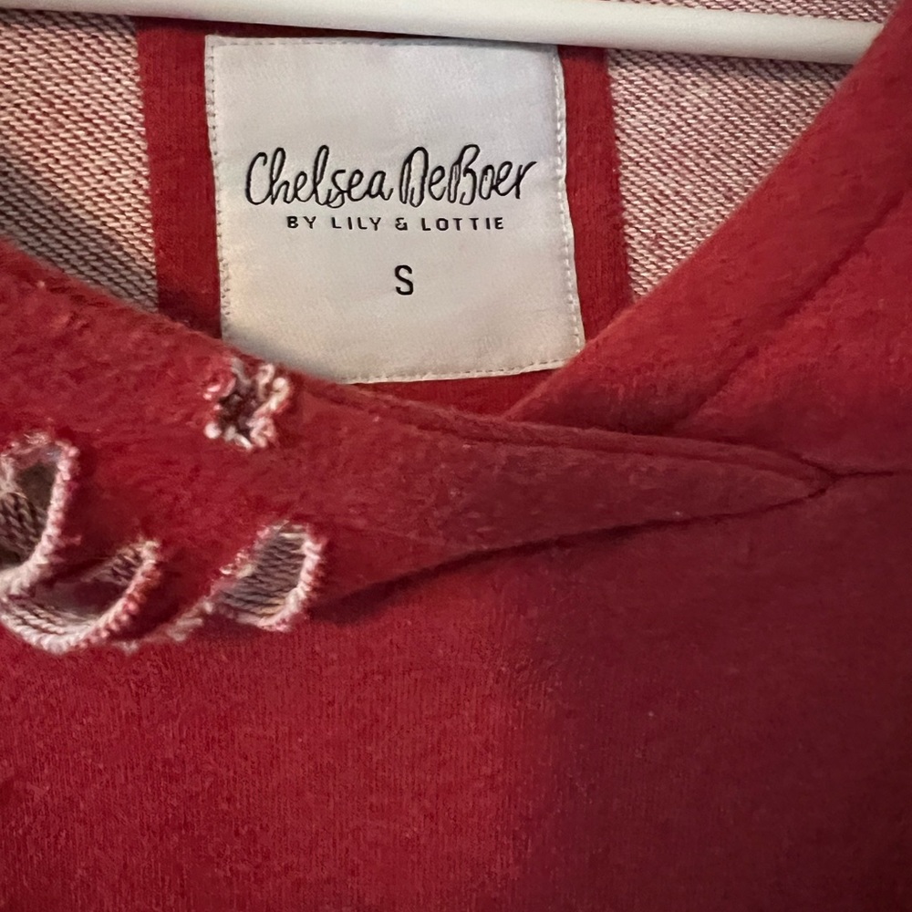 Chelsea Deboer distressed hoodie